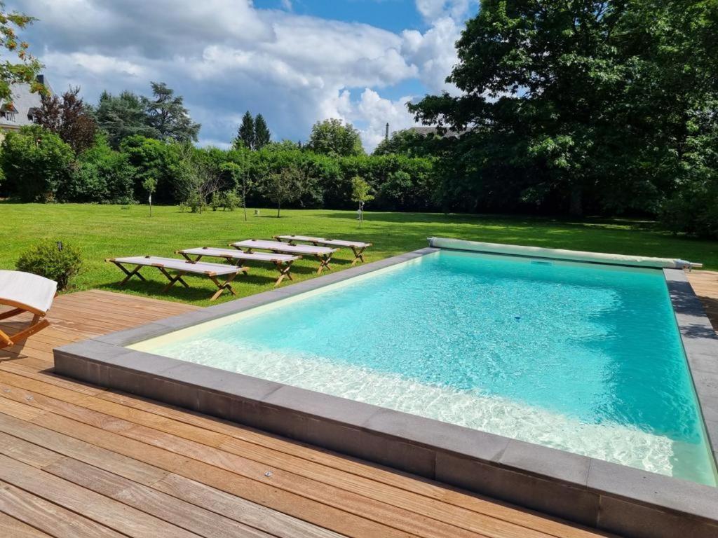 Villa Mura Gite Luxe Avec Piscine Et Spa Campagne Et Grand Air Nouvelle Aquitaine Correze Neuvic  エクステリア 写真